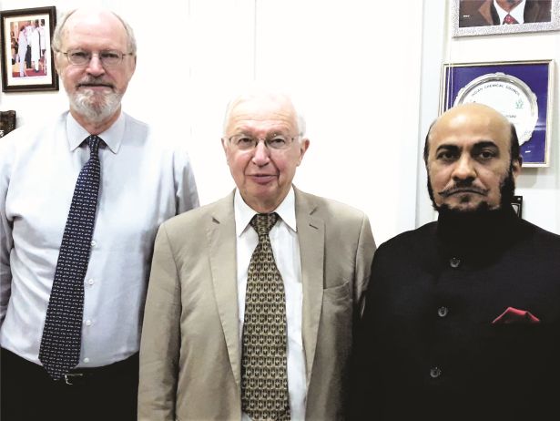 With Nobel Laureates Mr. Jean-Marie Lehn of France & Mr. Robert H Grubbs US at ICT - Institute of Chemical Technology